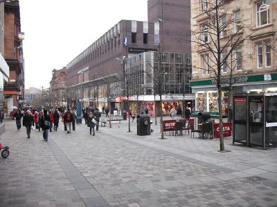 City Centre Shopping Walk, Glasgow, Scotland