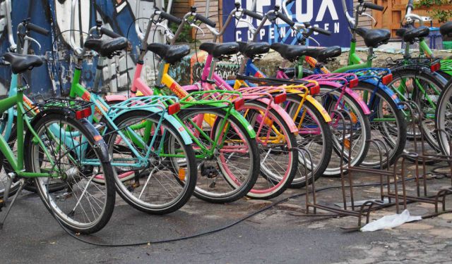 Cycling in Copenhagen