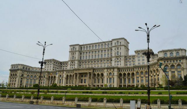 Visiting the Palace of the Parliament in Bucharest