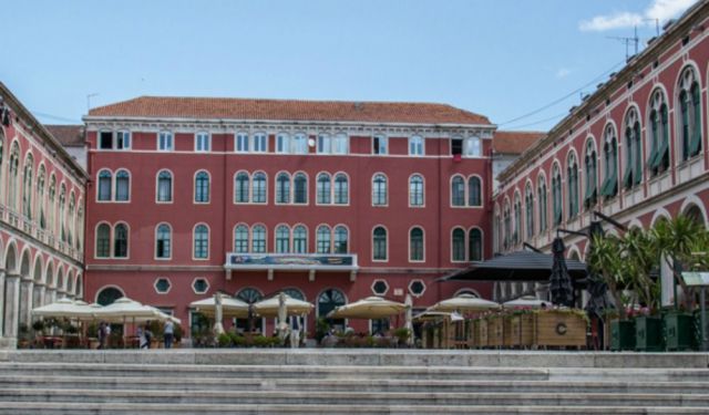 Promenading in Split, Croatia