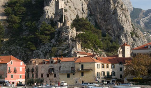 The Ancient Pirate Stronghold of Omis in Croatia