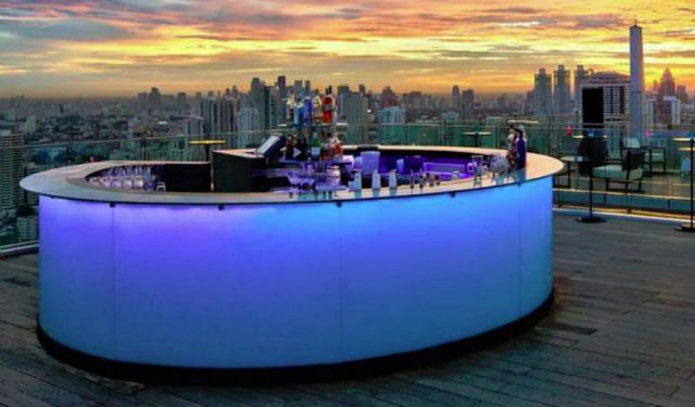 A Night of Rooftop Bar Hopping in Bangkok