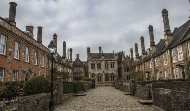 The Cathedral and the City of Wells, England