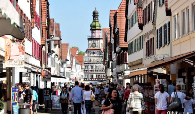 A Spring Market Day in Kirchheim unter Teck