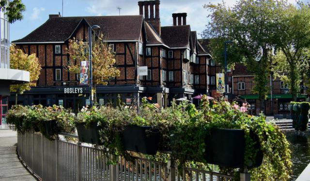 The Riverside of Watford in Hertfordshire