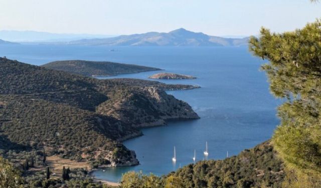 A Day Walking on Poros, Greece