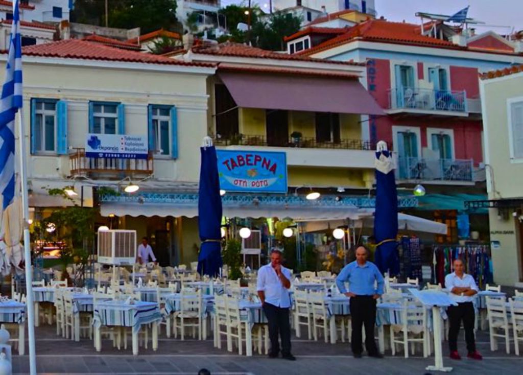 Greek Islands Restaurants in Poros, Poros, Greece (B)