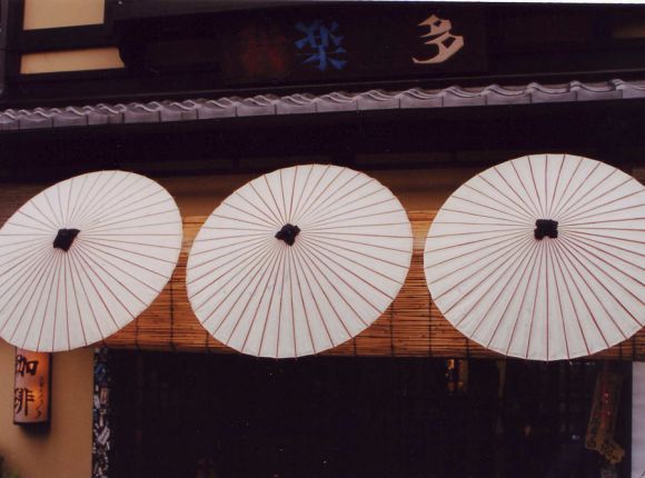 Kyo Wagasa (Traditional Kyoto Umbrellas)