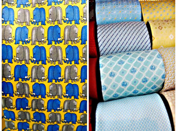 Elephant Patterned Ties