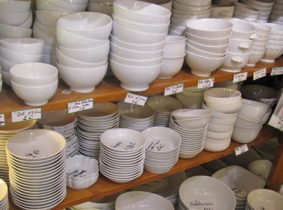 White Cafe-Esque Dishes