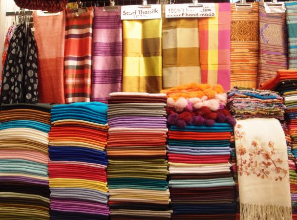 Silk and Cotton Scarf