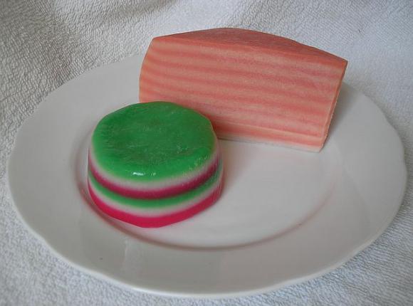 Kue Lapis (steamed) and Kue Lapis Legit (baked)