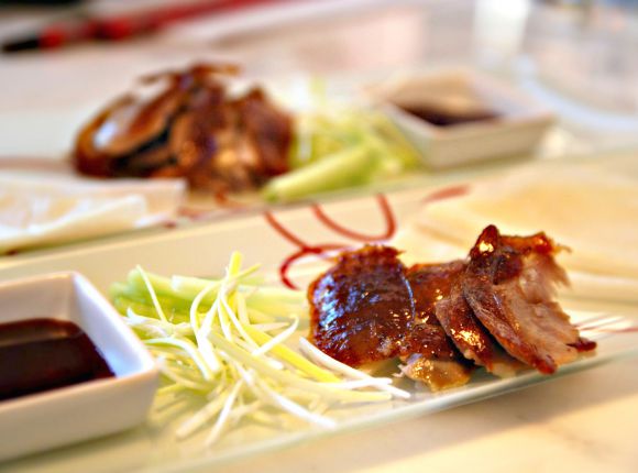 Peking Duck (or Peking Roasted Duck, 北京烤鸭)