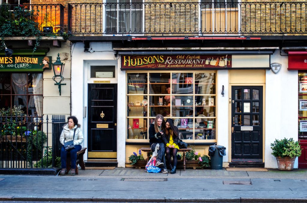 Marylebone Shopping, London, England