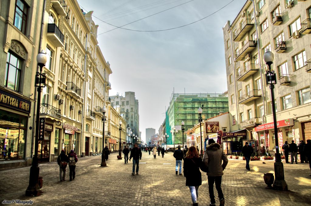 Arbat Shopping, Moscow, Russia