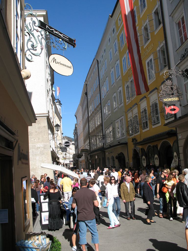 Shopping Walk (Self Guided), Salzburg, Austria