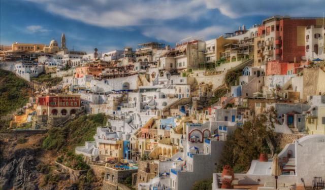 Fira Walking Tour, Santorini