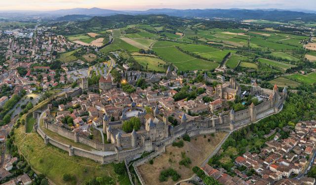 Central underground parking, with a nice park above - Review of Place  Gambetta, Carcassonne Center, France - Tripadvisor