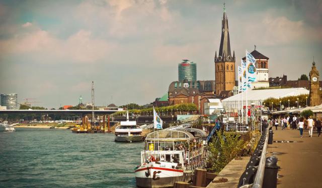 Rhine River Promenade Walk