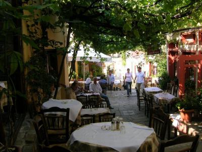 Anafiotika and Plaka Stairs, Athens