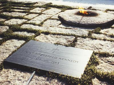John F. Kennedy Gravesite Eternal Flame, Washington D.C.