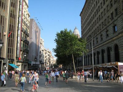 Avinguda del Portal de l'Àngel (Portal de l'Àngel Avenue), Barcelona