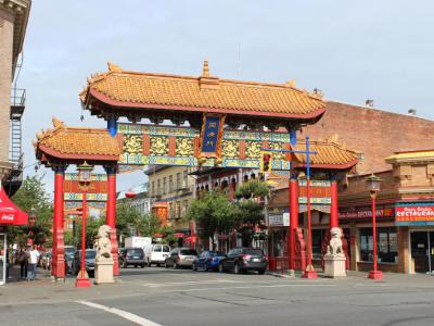 Gate of Harmonious Interest and Chinatown, Victoria