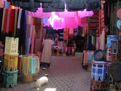 Souk des Teinturiers (Dyer's market)