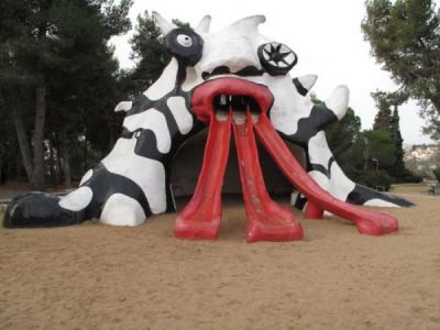 Hamifletzet ("The Monster") in Rabinovich Park, Jerusalem