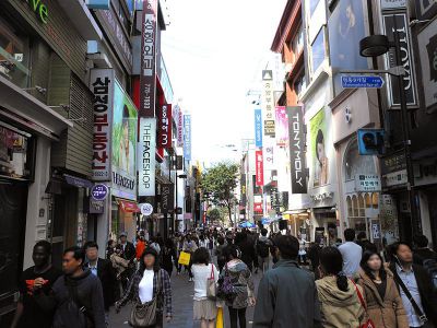 Myong-dong Shopping Street, Seoul