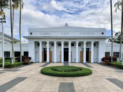 Cairns City Council Chambers and City Library, Cairns