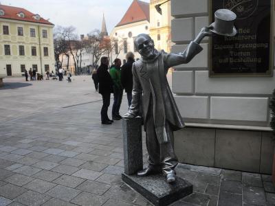 Schone Naci (Beautiful Ignaz) Statue, Bratislava