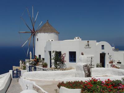 Windmill of Oia, Santorini