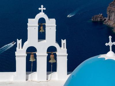 Three Bells of Fira, Santorini