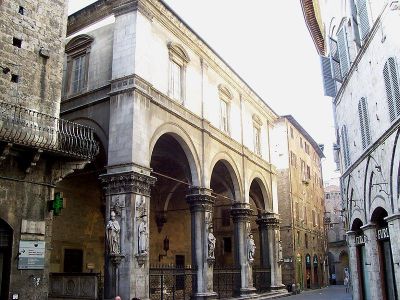 Loggia della Mercanzia (Merchants Loggia), Siena
