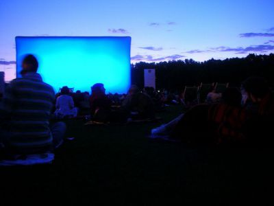 Open-Air Cinema at the Parc de la Villette, Paris