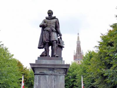 The Statue of Simon Stevin, Brugge