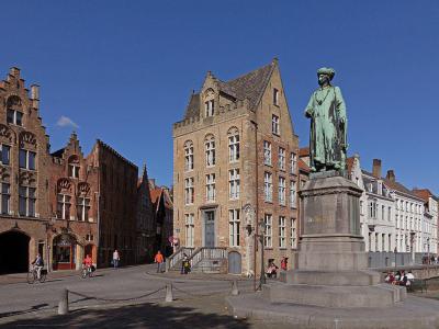 The Statue of Jan Van Eyck, Brugge