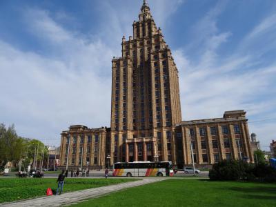 Panorama Riga Observation Deck. Latvian Academy of Sciences, Riga