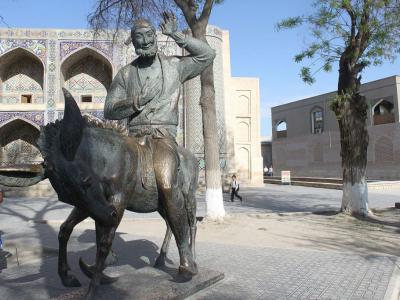 Statue of Khodja Nasreddin, Bukhara
