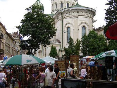 Outdoor Arts and Crafts Market, Lviv