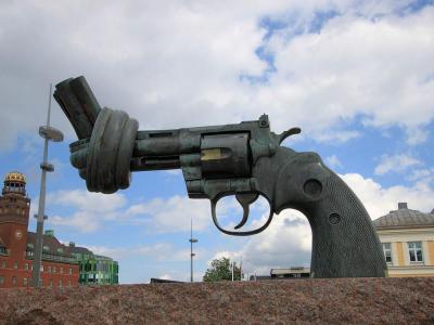 Non-Violence Sculpture, Malmo