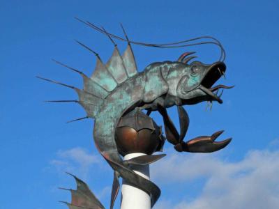 Shrimp Sculpture, Plymouth
