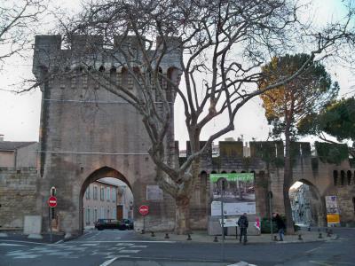 City Wall - Porte Saint-Lazare (Saint-Lazare Gate), Avignon