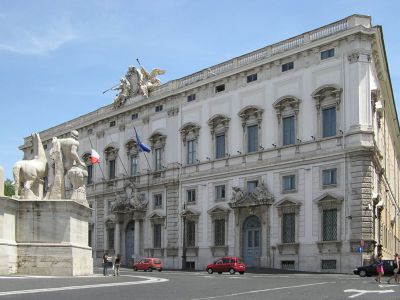 Palazzo della Consulta (Constitutional Court): Int. Police Station, Rome