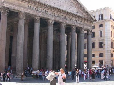 G. Rocca Cafe at Pantheon: Meeting Irving, Rome