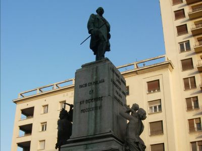 Estatua del Marqués de Larios (Statue of the Marquis of Larios), Malaga