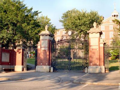 Van Wickle Gates and the "Quiet Green", Providence