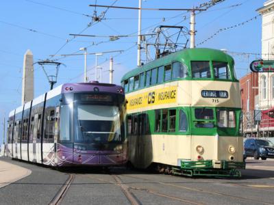 Blackpool Heritage Trams (North Pier Stop), Blackpool
