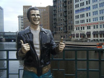 Statue of The Fonz, Milwaukee